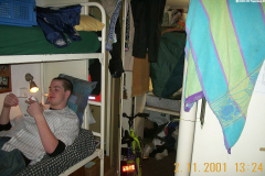 2001 - DL1PEP auf dem Weg nach Afrika - Abfahrt Rotterdam