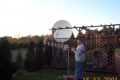 2001 - Satellitenversuche via AO40 bei DO3BA in Boerger